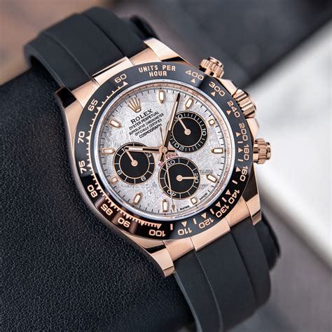 Rolex daytona oysterflex meteorite